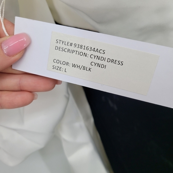 Ronny Kobo Amanda Off-Shoulder Puff-Sleeve Front-Slit Slim Midi Dress large - Picture 10 of 11